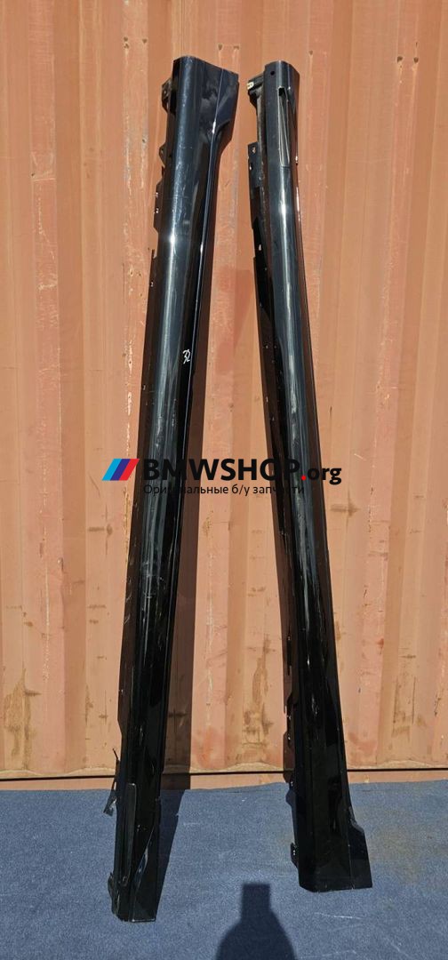 пороги (комплект) BMW 7 серия G70 2024, 3.0 л., B57 D30 B, дизель, АКПП, carbonschwarz metallic (416), седан, полный привод, 9880327