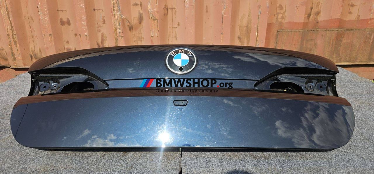 крышка багажника (дверь 3-5) BMW 7 серия G70 2024, 3.0 л., B57 D30 B, дизель, АКПП, carbonschwarz metallic (416), седан, полный привод, 9466967