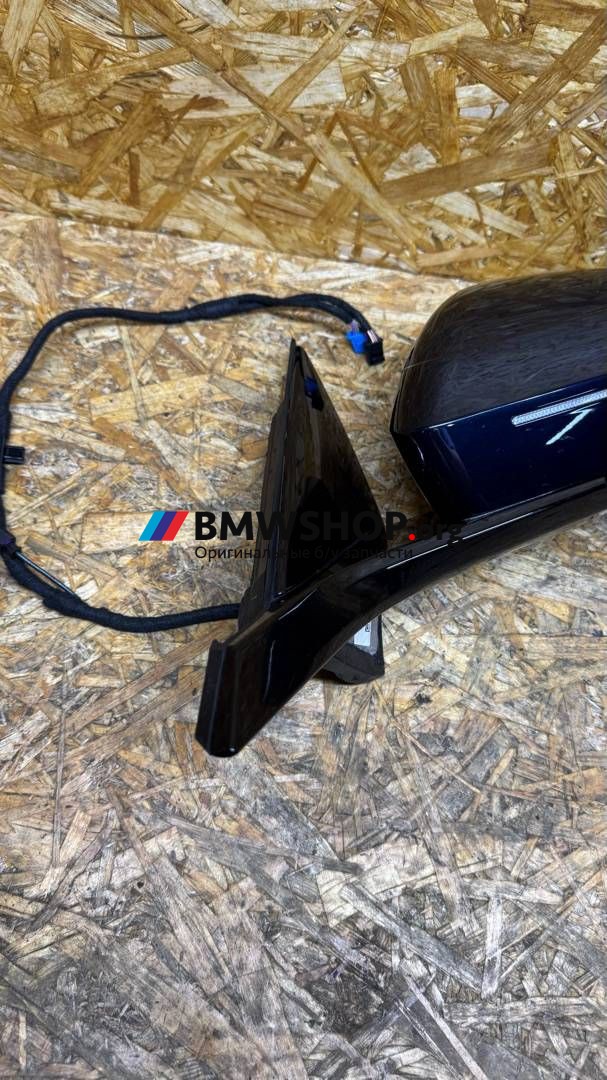 зеркало наружное левое BMW 7 серия G70 2024, 3.0 л., B57 D30 B, дизель, АКПП, carbonschwarz metallic (416), седан, полный привод, 5A356C7