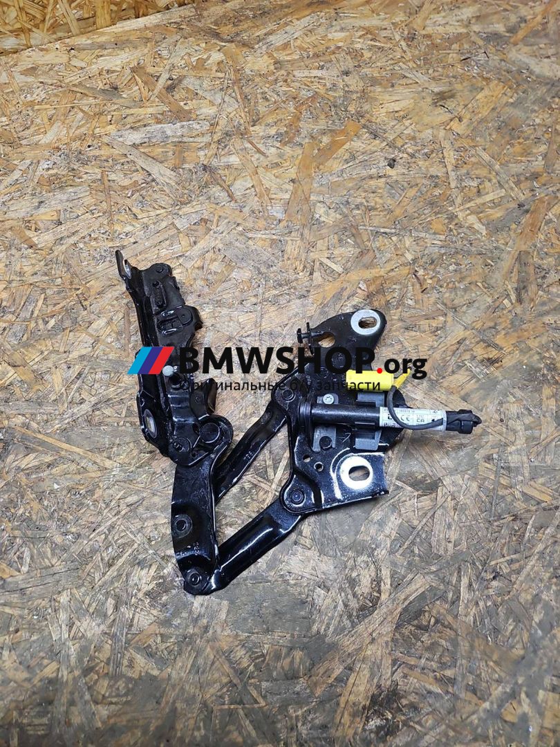 петля капота левая BMW X5 G05 [рестайлинг] G05 2024, 3.0 л., B57 D30 B, дизель, АКПП, 475 black-sapphire metallic, хетчбэк 5 дв., полный привод, правый руль, 7418201