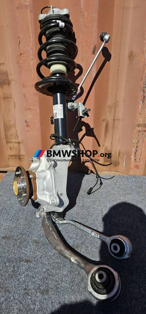 кулак поворотный левый BMW X4 M F98 [рестайлинг] 2024, 3.0 л., S58B30A, бензин, АКПП, 8067435, 8067427, 8067505, 8098971, 8067432