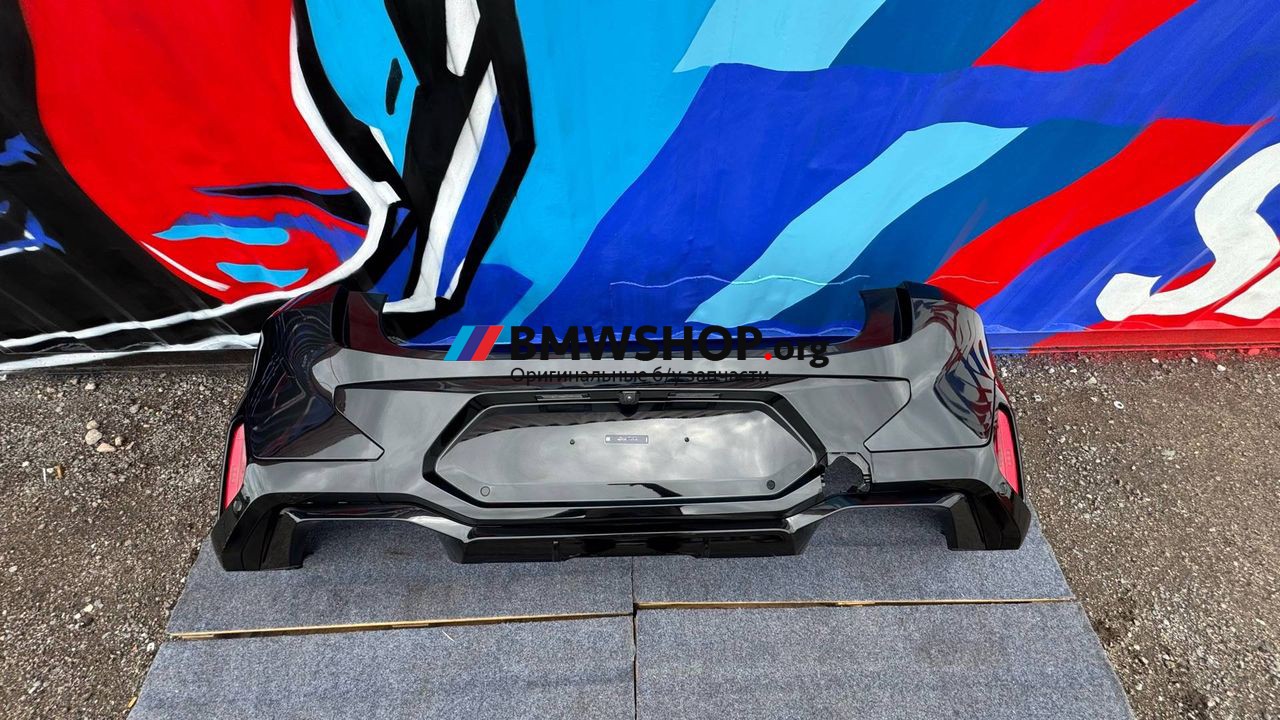 бампер задний BMW X4 M F98 [рестайлинг] 2024, 3.0 л., S58B30A, бензин, АКПП, 475 black-sapphire metallic, полный привод, правый руль, 5A40FE1, 7888868, 8065289