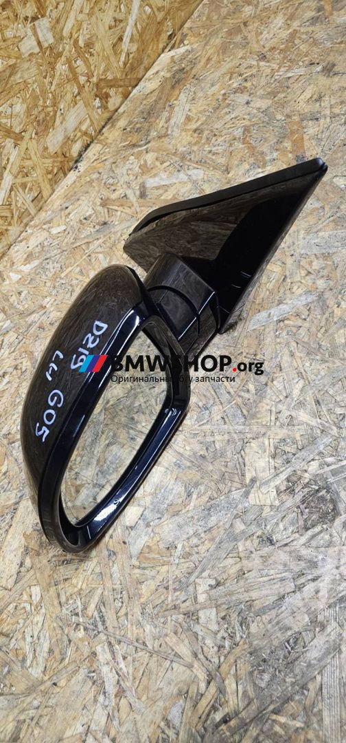 зеркало наружное левое BMW X5 G05 [рестайлинг] G05 2024, 3.0 л., B57 D30 B, дизель, АКПП, 475 black saphire metallic, внедорожник 5 дв., полный привод, 5A94267