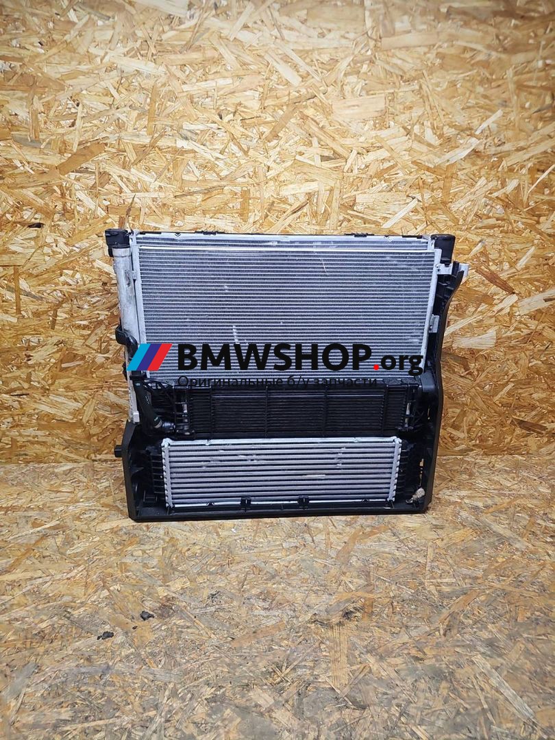 кассета радиаторов BMW X5 G05 [рестайлинг] G05 2025, 3.0 л., B57 D30 B, дизель, АКПП, a96 mineral-weiss metallic, внедорожник 5 дв., полный привод, правый руль, 8686171, 8472274, 8584127, 8589042, 9473848