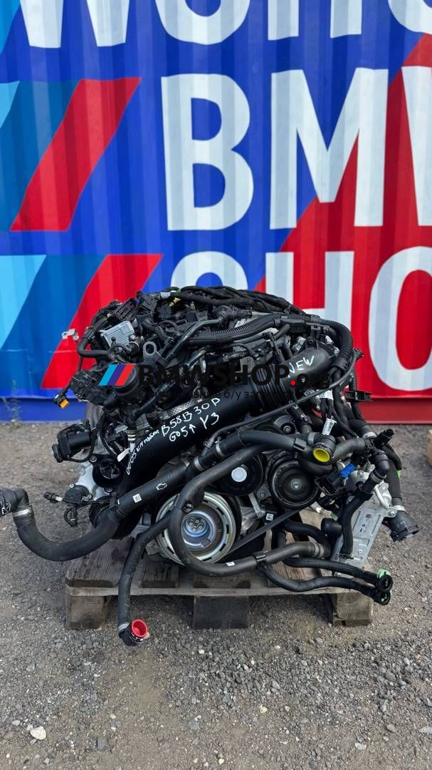 двигатель BMW X5 G05 [рестайлинг] G05 2023, 3.0 л., B58B30, бензин, АКПП, a96, внедорожник 5 дв., полный привод, 5A5B300