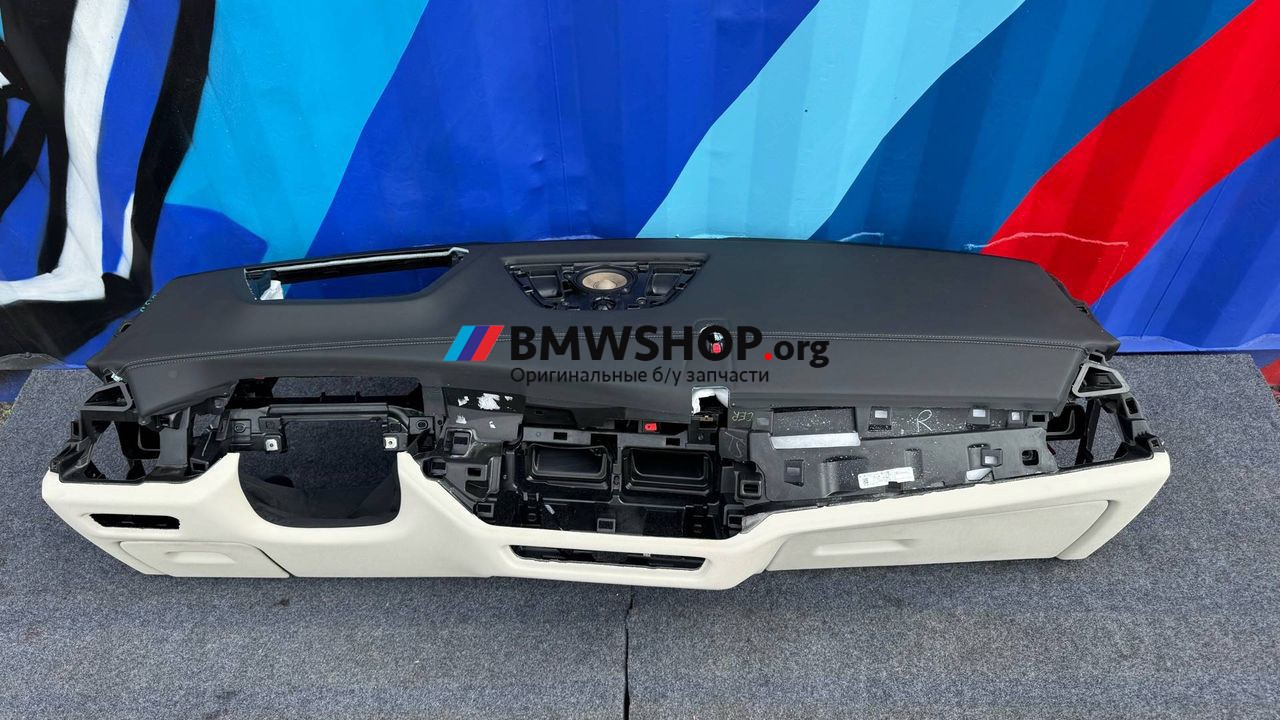 панель передняя салона (торпедо) BMW X6 G06 [рестайлинг] G06 2024, 3.0 л., B58B30, бензин, АКПП, 416 carbon-schwarz, внедорожник 5 дв., полный привод, 123445897