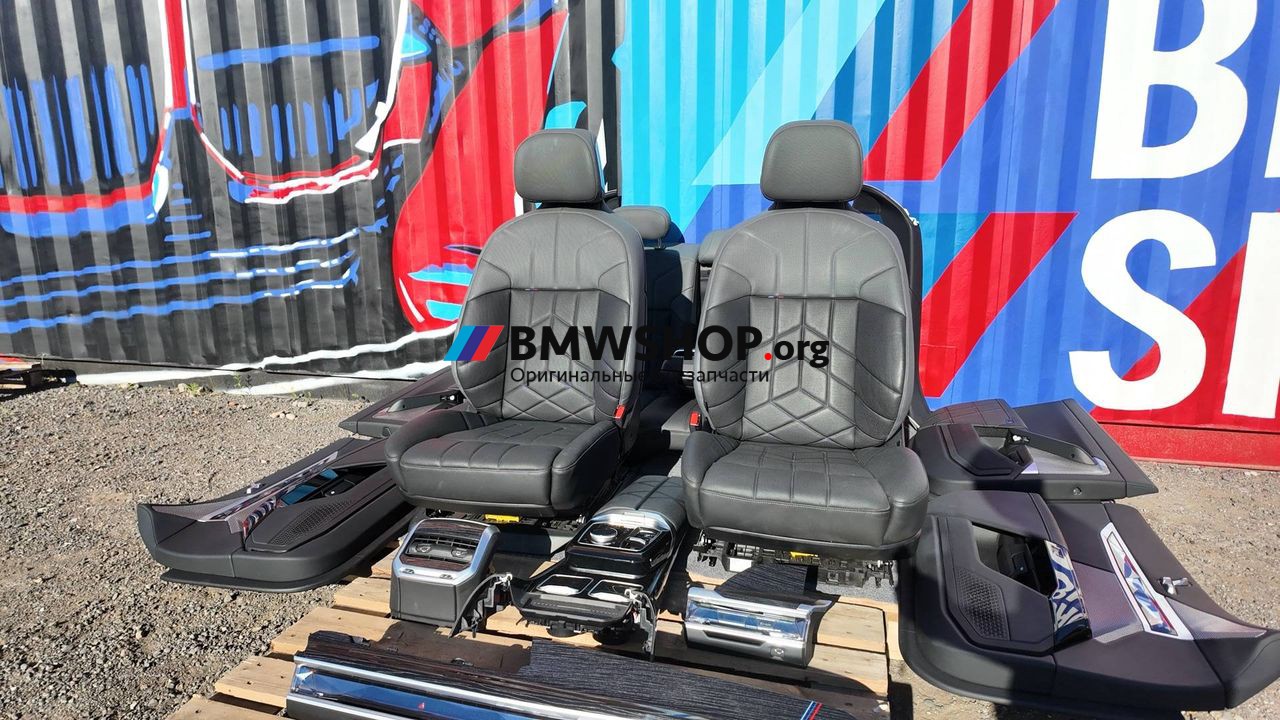 салон (комплект сидений) BMW 7 серия G70 2024, 3.0 л., B57 D30 B, дизель, АКПП, carbonschwarz metallic (416), седан, полный привод, 5A43797, 6927199