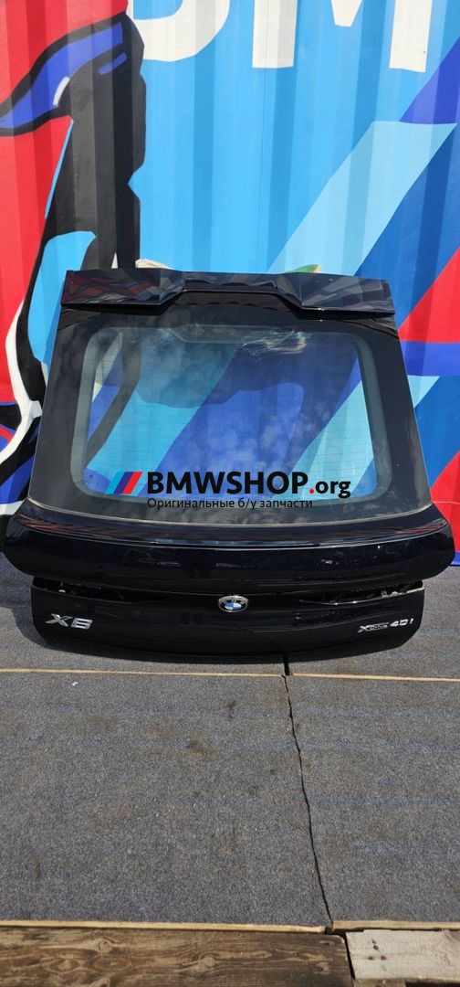 крышка багажника (дверь 3-5) BMW X6 G06 [рестайлинг] G06 2024, 3.0 л., B58B30, бензин, АКПП, 416 carbon-schwarz, внедорожник 5 дв., полный привод, 9491559