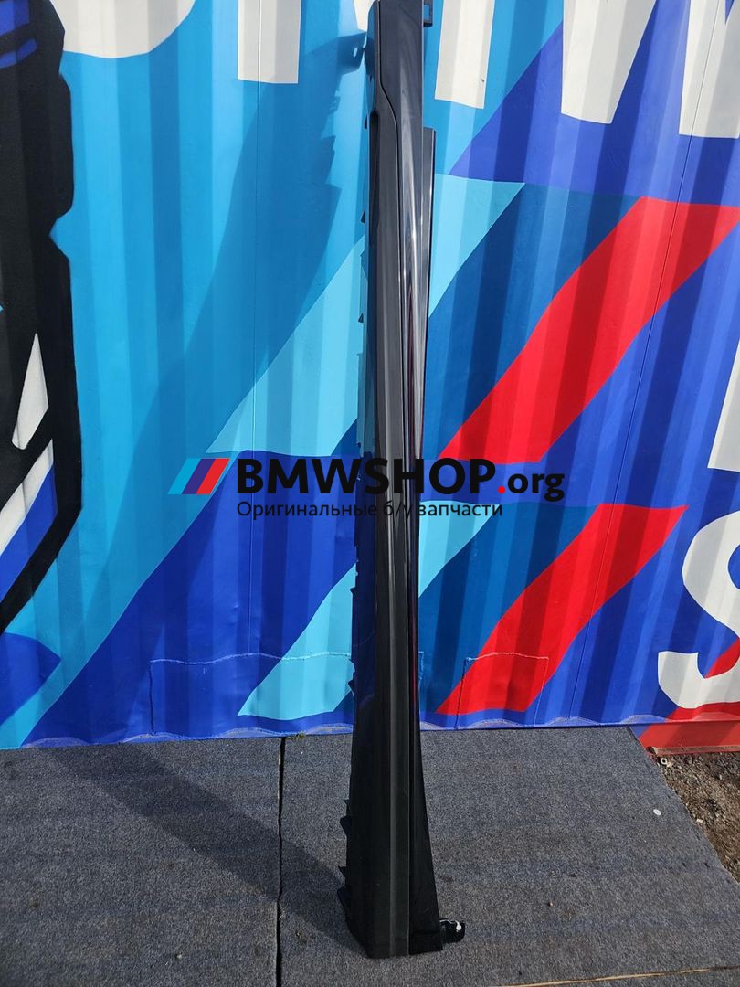 накладка на порог BMW X6 G06 [рестайлинг] G06 2024, 3.0 л., B58B30, бензин, АКПП, 416 carbon-schwarz, внедорожник 5 дв., полный привод
