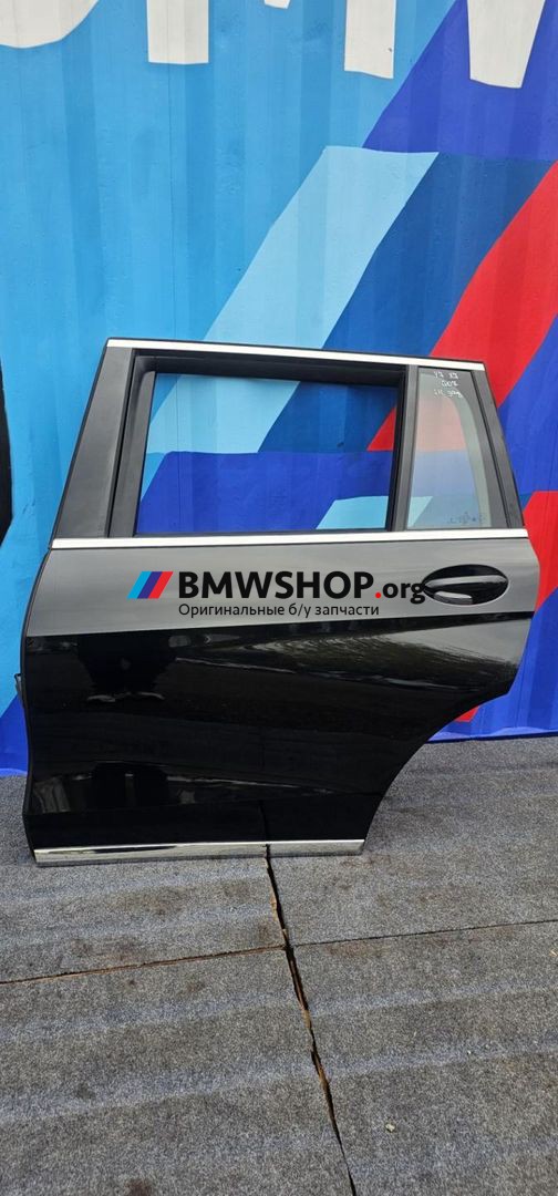 дверь задняя левая BMW X7 G07 [рестайлинг] G07 2023, 3.0 л., B58B30, бензин, АКПП, 475 black-sapphire metallic, внедорожник 5 дв., полный привод, 7931201