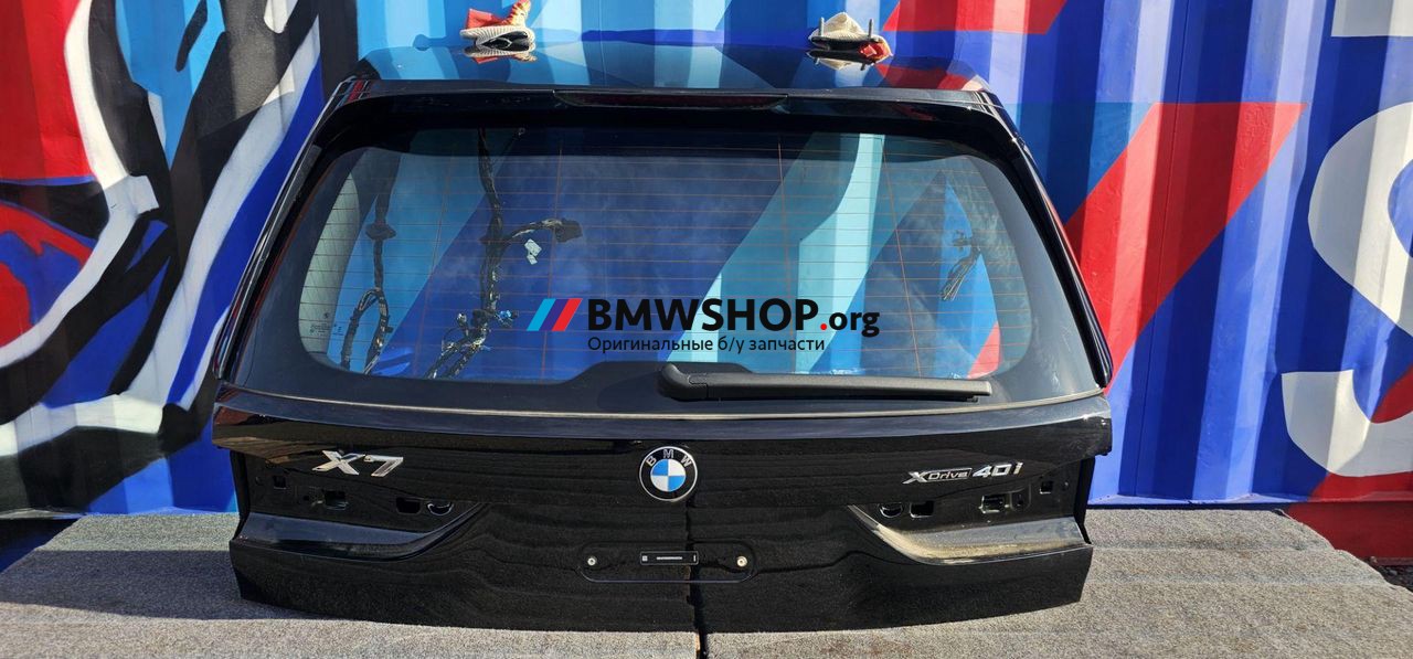 крышка багажника (дверь 3-5) BMW X7 G07 [рестайлинг] G07 2023, 3.0 л., B58B30, бензин, АКПП, 475 black-sapphire metallic, внедорожник 5 дв., полный привод, 7931947