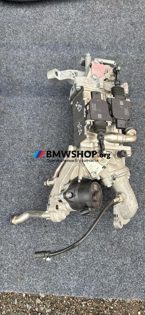 охладитель EGR / Радиатор EGR BMW X5 G05 [рестайлинг] G05 2024, 3.0 л., дизель, АКПП, c35 blue ridge mountain mettalic, внедорожник 5 дв., полный привод, правый руль, 9886766