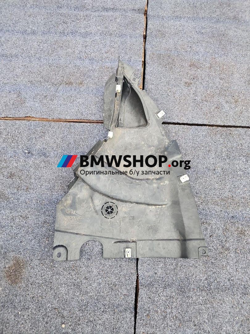 защита арок передняя левая (подкрылок) BMW X7 G07 [рестайлинг] G07 2023, 3.0 л., B58B30, бензин, АКПП, 475 black-sapphire metallic, внедорожник 5 дв., полный привод, 7453929