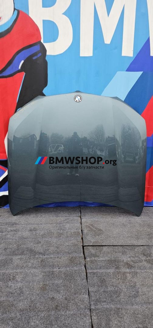 капот BMW X5 G05 [рестайлинг] G05 2024, 3.0 л., дизель, АКПП, c35 blue ridge mountain mettalic, внедорожник 5 дв., полный привод, правый руль, 7492375