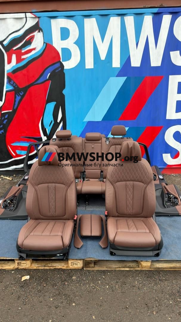 салон (комплект сидений) BMW X5 G05 [рестайлинг] G05 2023, 3.0 л., B58B30, бензин, АКПП, 416 carbon schwarz, внедорожник 5 дв., полный привод, 8493274