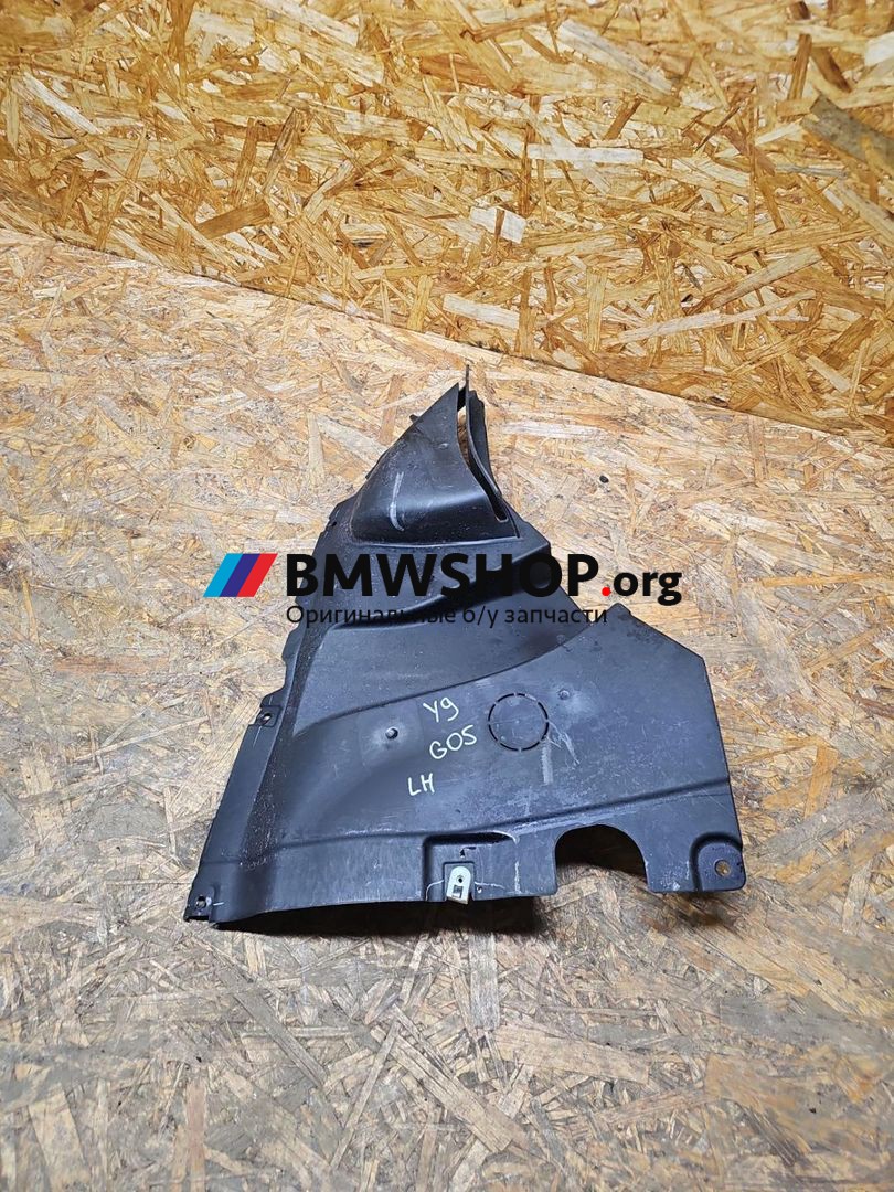 защита арок передняя левая (подкрылок) BMW X5 G05 [рестайлинг] G05 2023, 3.0 л., B58B30, бензин, АКПП, 475 black-sapphire metallic, внедорожник 5 дв., полный привод, 7424877