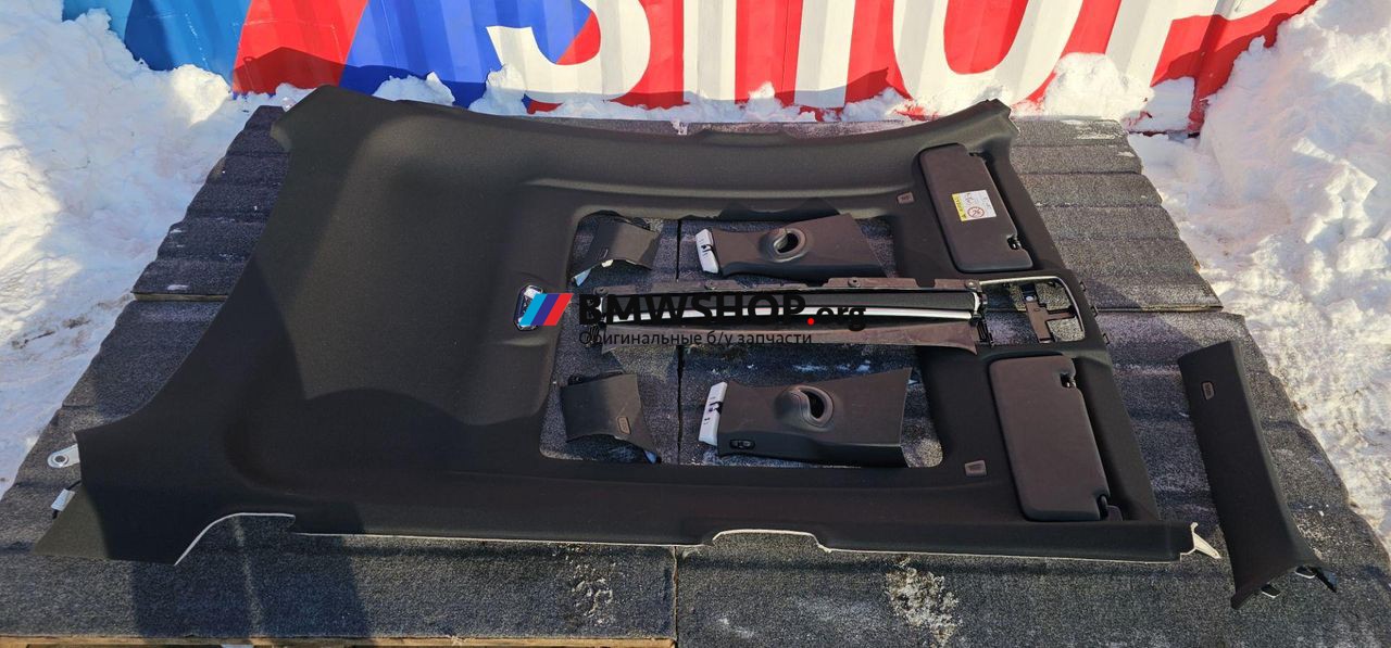 потолок BMW X6 G06 [рестайлинг] G06 2024, 3.0 л., B58B30, бензин, АКПП, 416 carbon-schwarz, внедорожник 5 дв., полный привод, 9874484