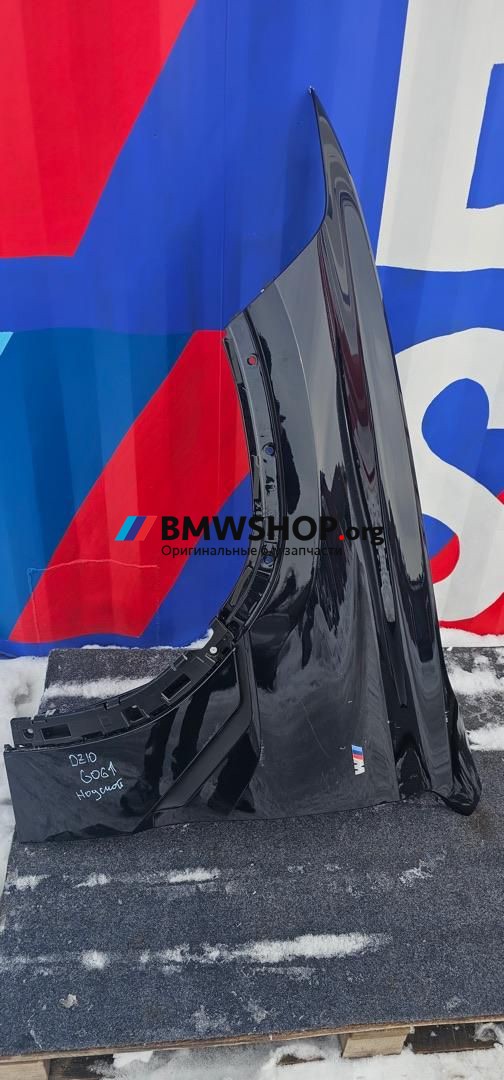 крыло переднее левое BMW X6 G06 [рестайлинг] G06 2024, 3.0 л., B58B30, бензин, АКПП, 416 carbon-schwarz, внедорожник 5 дв., полный привод, 8737621, 9851537
