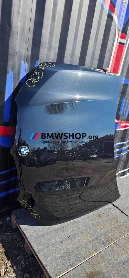 капот BMW X5 G05 [рестайлинг] G05 2024, 3.0 л., дизель, АКПП, 475 black-sapphire metallic, внедорожник 5 дв., полный привод, правый руль, 7492375