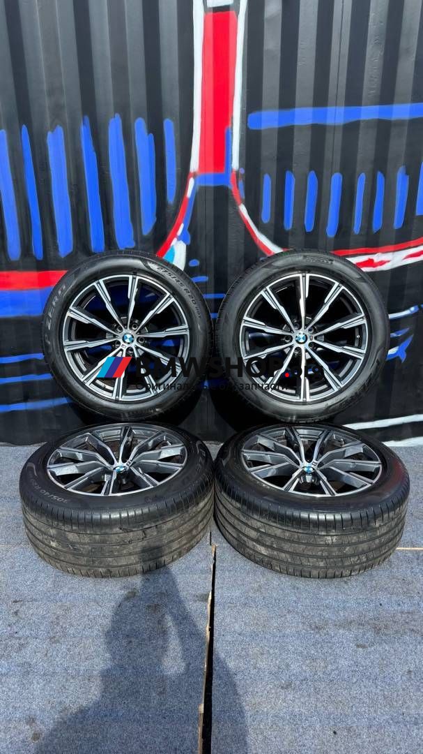 диск литой BMW X5 G05 2019, 3.0 л., B57 D30 B, дизель, АКПП, 475 black-sapphire metallic, хетчбэк 5 дв., полный привод, правый руль, 8071997, 8071996
