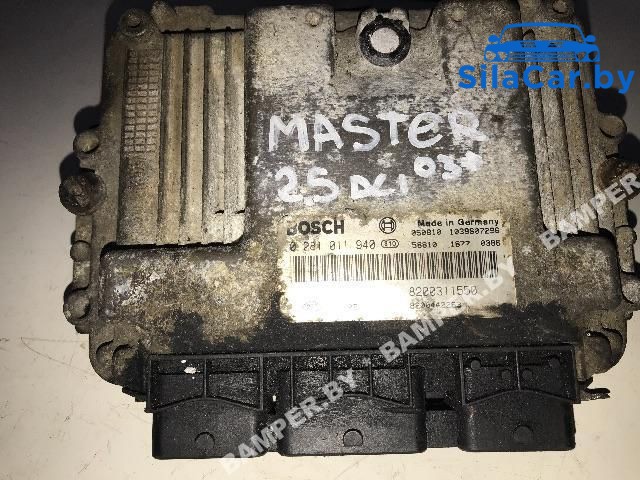 блок управления двигателем Renault Master 2 поколение 2003, 2.5 л., G9U 720, дизель, микроавтобус - фото №1