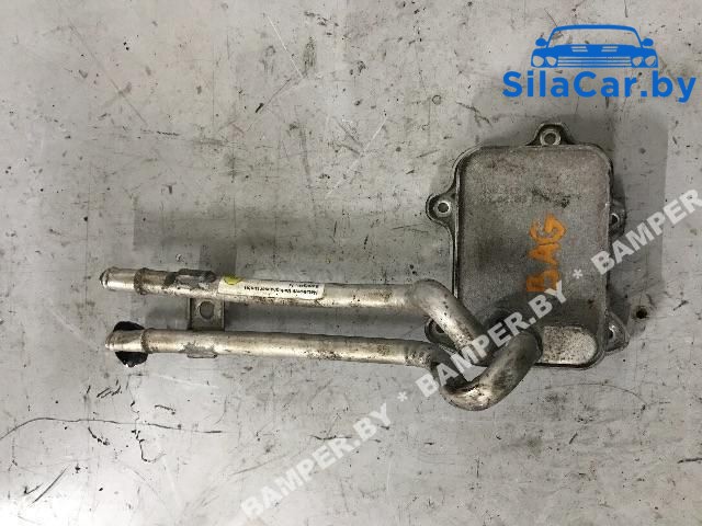теплообменник масляного фильтра Volkswagen Golf 4 поколение 2003, 1.6 л., BAG, бензин, хетчбэк 5 дв. - фото №1