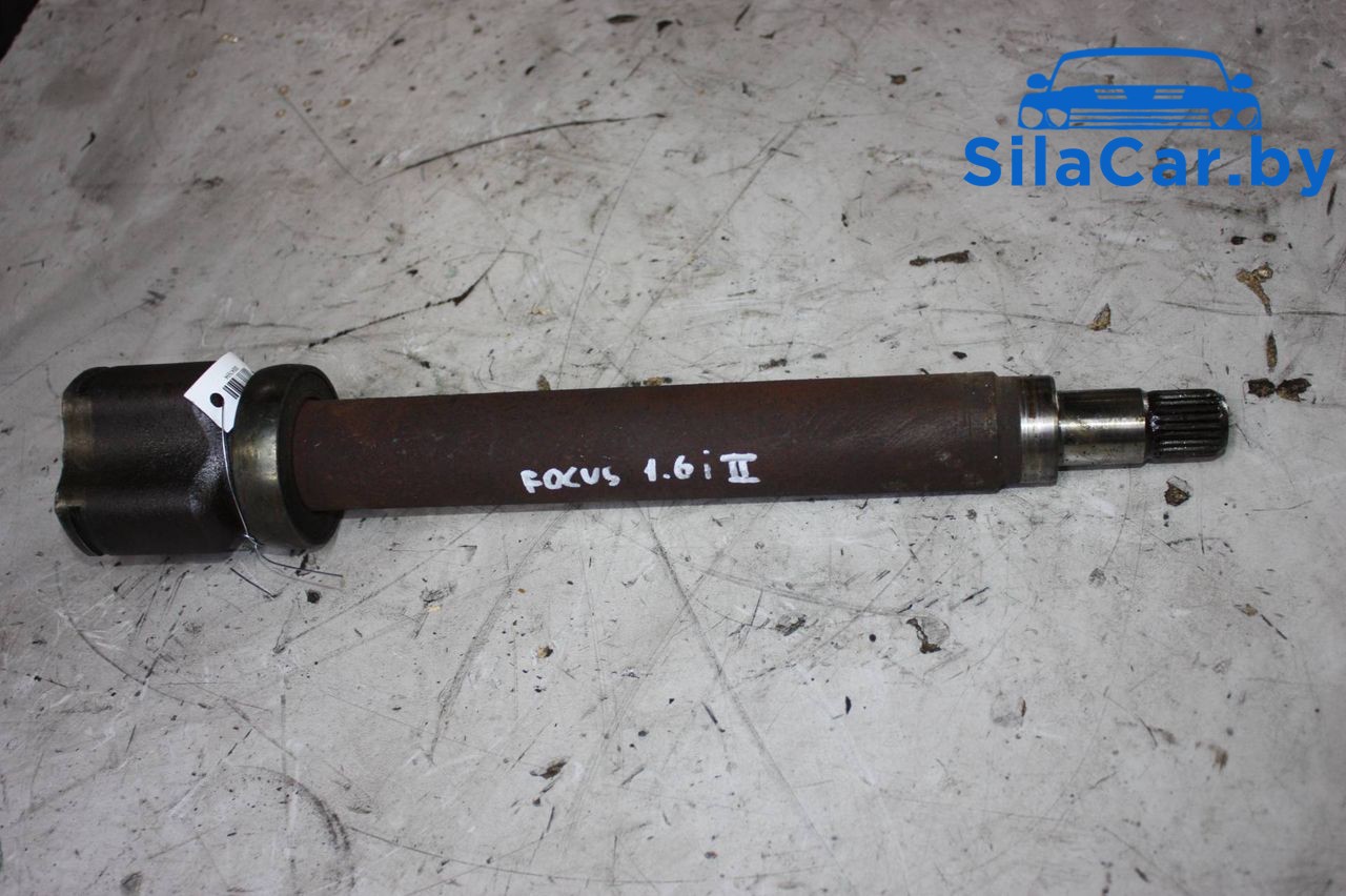 полуось передняя правая (приводной вал, ШРУС) Ford Focus 2 поколение 2004, 1.6 л., бензин - фото №1