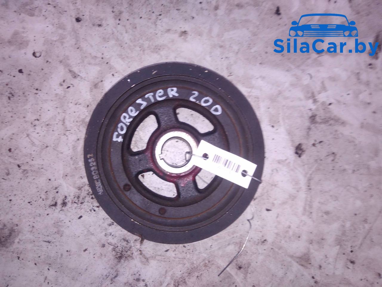 шкив коленвала Subaru Forester 2 поколение (SG) 2002, 2.0 л., дизель - фото №1