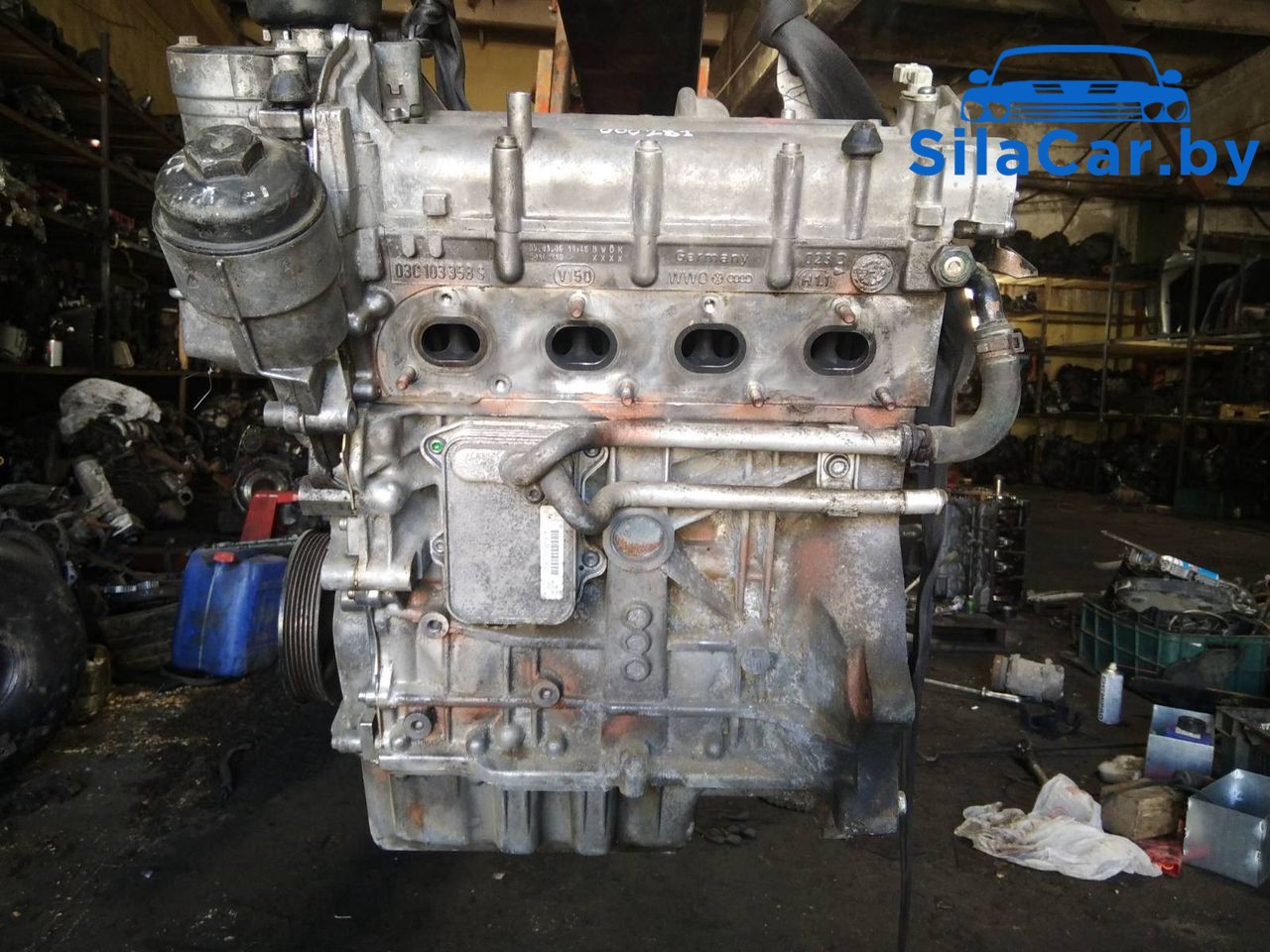 двигатель Volkswagen Golf 5 поколение 2005, 1.6 л., BLF, бензин, BLF - фото №1
