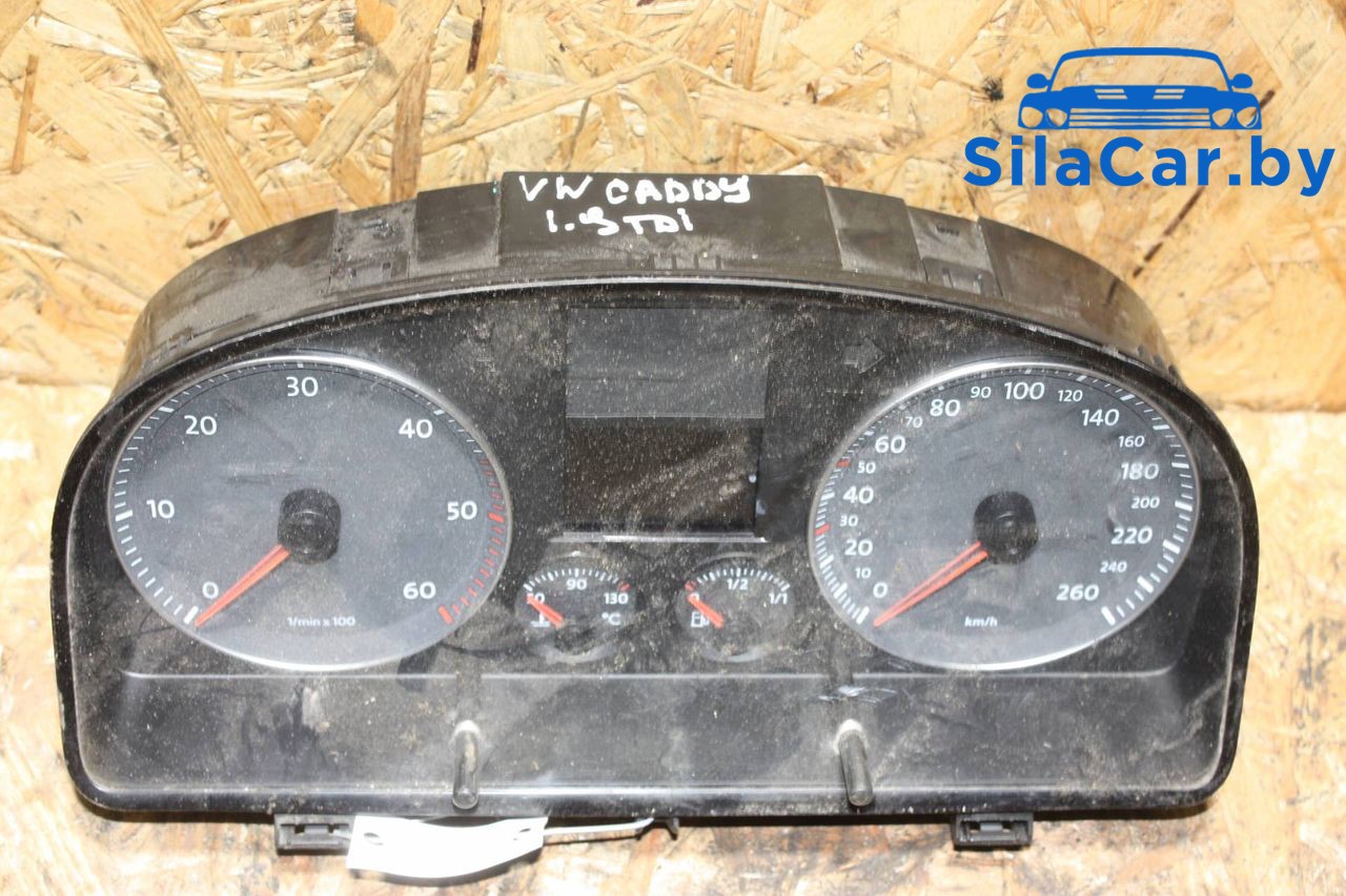 щиток приборов (приборная панель) Volkswagen Caddy 3 поколение (2004 - 2010), 1.9 л., дизель, A2C53023102 - фото №1