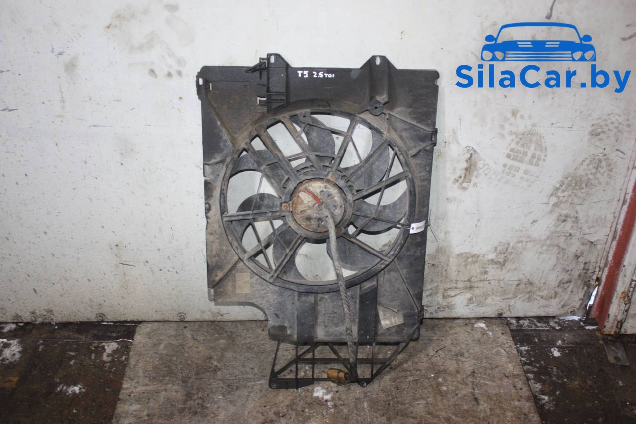 вентилятор радиатора Volkswagen Transporter T5 2003, 2.5 л., дизель, 7H0121207 - фото №1