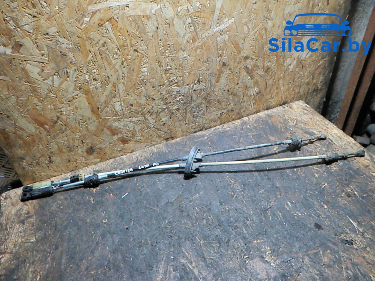 трос кулисы КПП Volkswagen Crafter 1 поколение 2009, 2.5 л., дизель, МКПП, A9062600051, 2E1711877 - фото №1