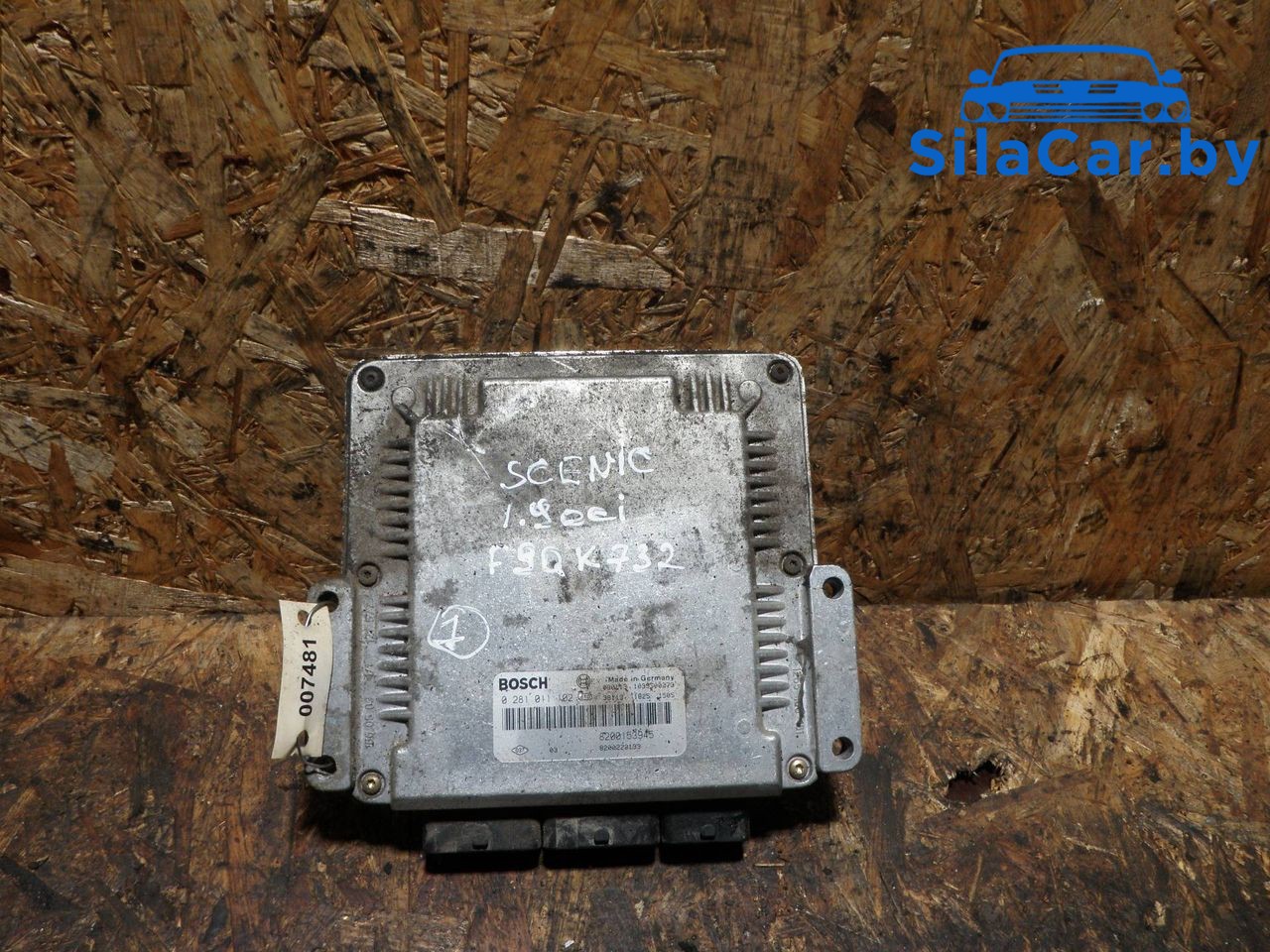 блок управления двигателем Renault Scenic 1 поколение (1996 - 1999), 1.9 л., DTi, F9Q 732, дизель, МКПП, 0281011102 - фото №1