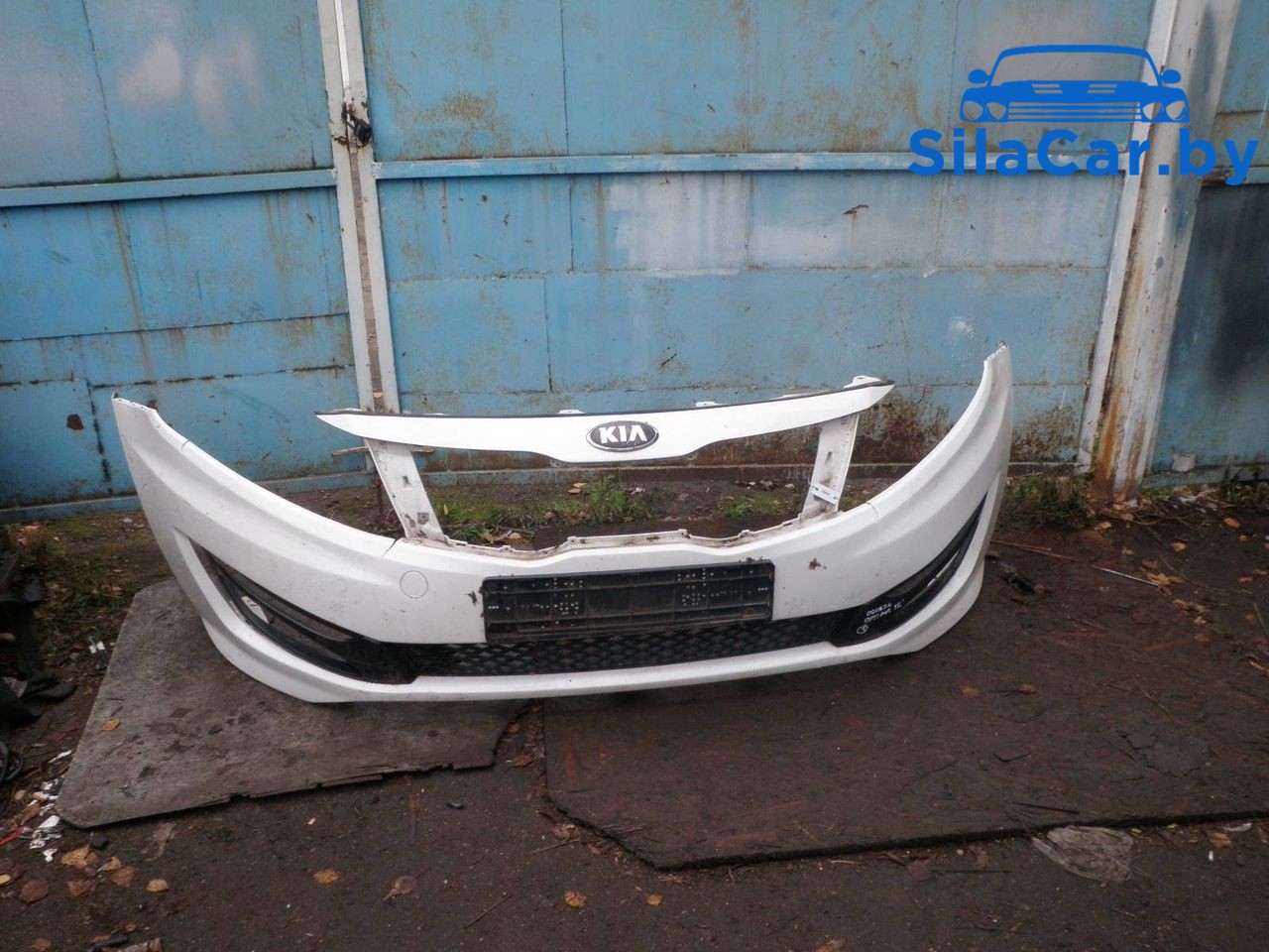 бампер передний Kia Optima 3 поколение 2012, 2.4 л., G4KE, бензин, АКПП - фото №1