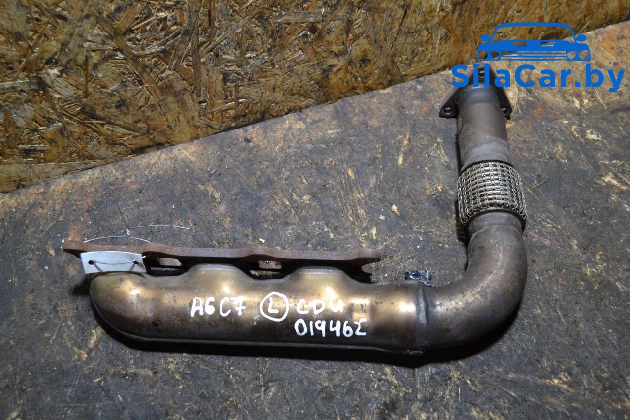 коллектор выпускной Audi A6 4G/C7 (2011 - 2014), 3.0 л., дизель, 059253033AQ - фото №1