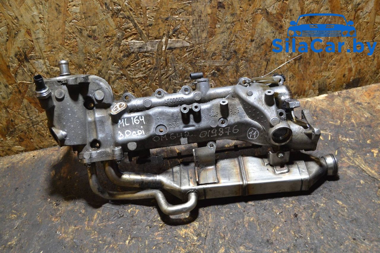 охладитель EGR / Радиатор EGR Mercedes-Benz M-Класс W164 (2005 - 2008), 3.0 л., CDi, OM 642.940, дизель, АКПП - фото №1