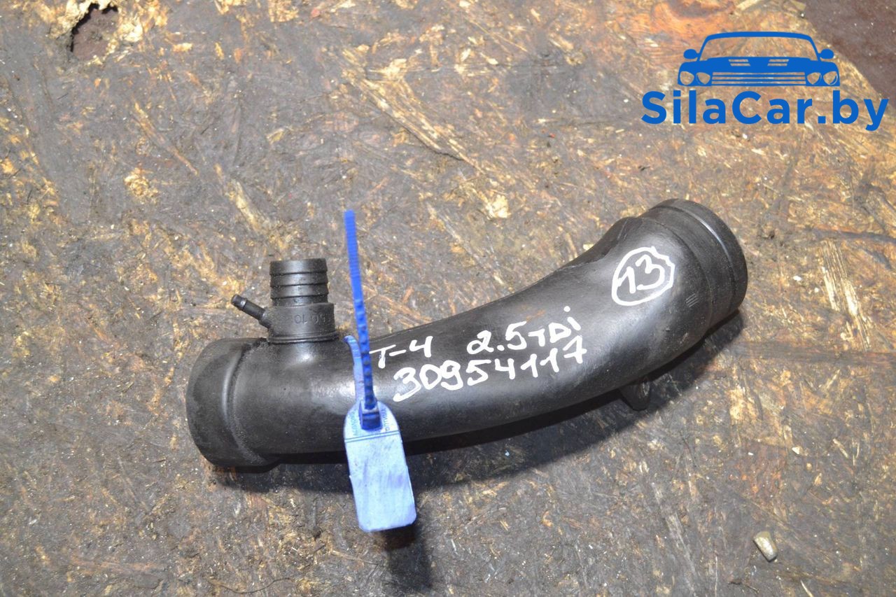 патрубок интеркулера Volkswagen Transporter T4 (1990 - 2003), 2.5 л., дизель, 074129715F - фото №1