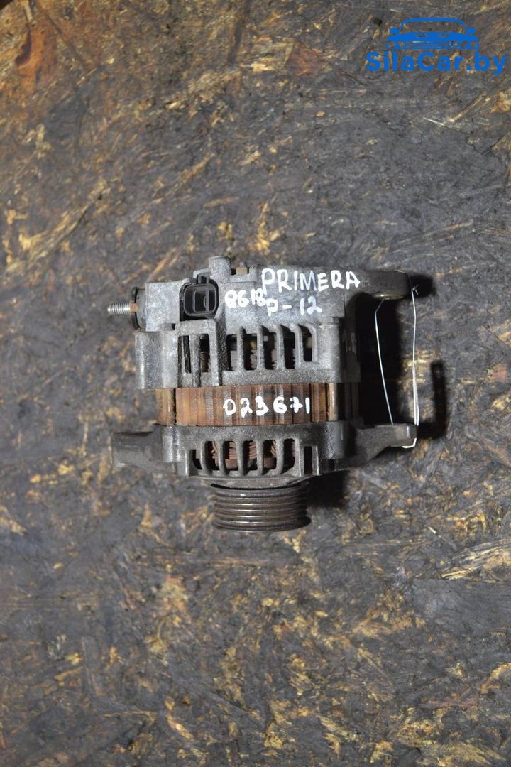 генератор Nissan Primera P12 2005, 1.8 л., бензин, 23100BU00A - фото №1