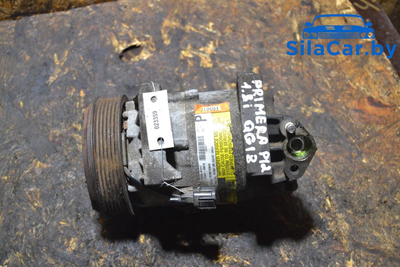 компрессор кондиционера Nissan Primera P12 2005, бензин, 926009F511 - фото №1
