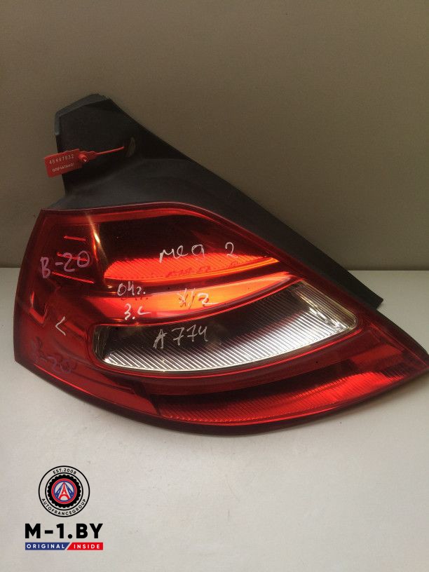 фонарь задний левый Renault Megane 2 поколение 2004, 1.5 л., дизель, хетчбэк 5 дв.
