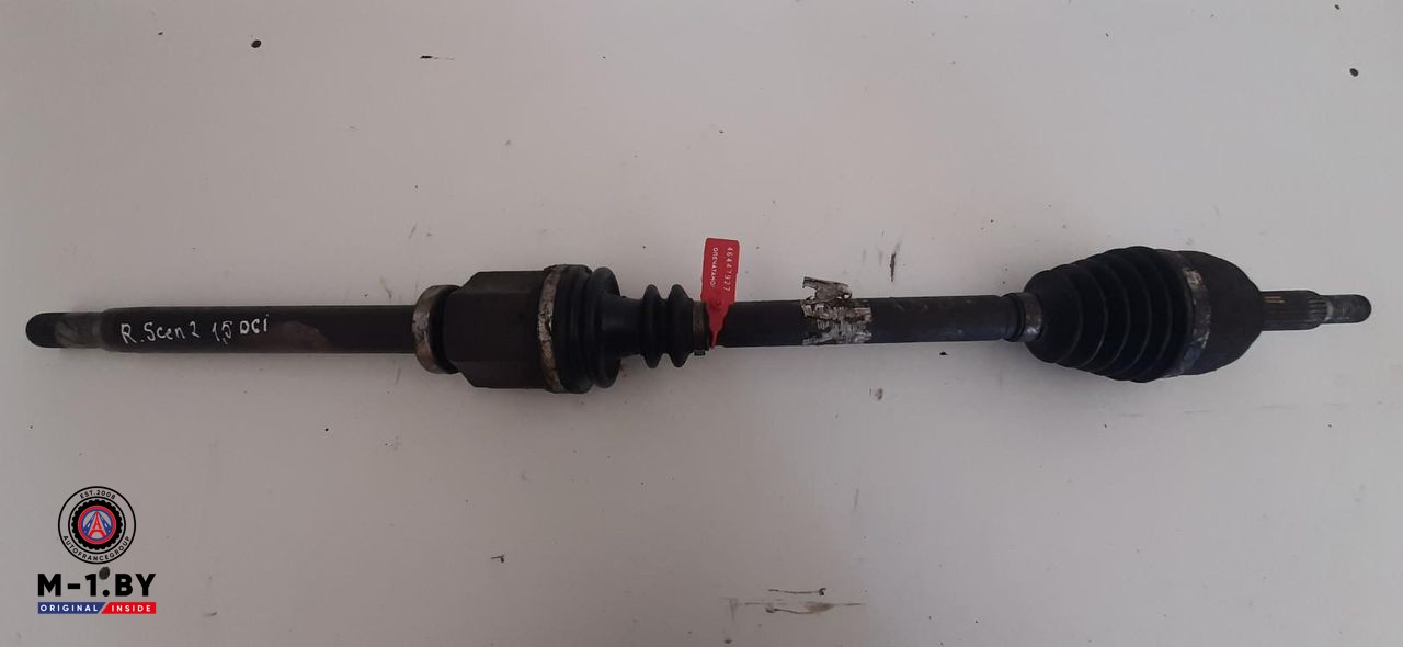 полуось передняя правая (приводной вал, ШРУС) Renault Scenic 2 поколение 2003, 1.5 л., дизель, минивэн