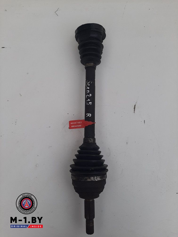 полуось передняя правая (приводной вал, ШРУС) Renault Scenic 2 поколение 2003, 1.5 л., дизель, минивэн