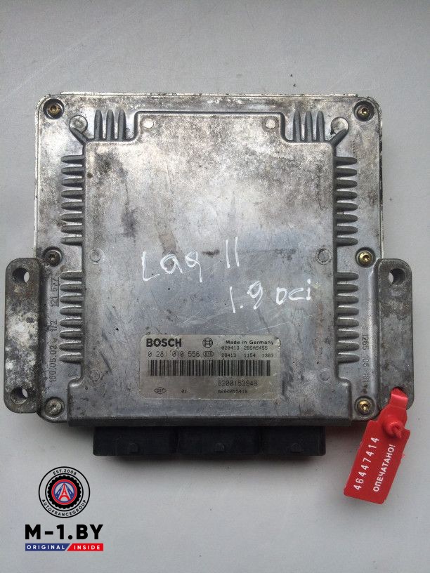 блок управления двигателем Renault Laguna 2 поколение 2001, 1.9 л., дизель, хетчбэк 5 дв., 0281010556
