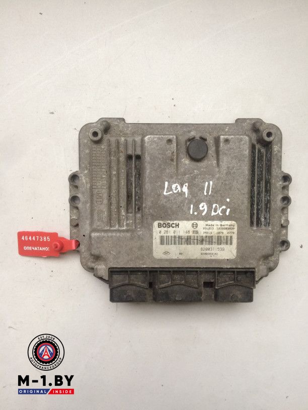 блок управления двигателем Renault Laguna 2 поколение 2001, 1.9 л., дизель, хетчбэк 5 дв., 0281011148
