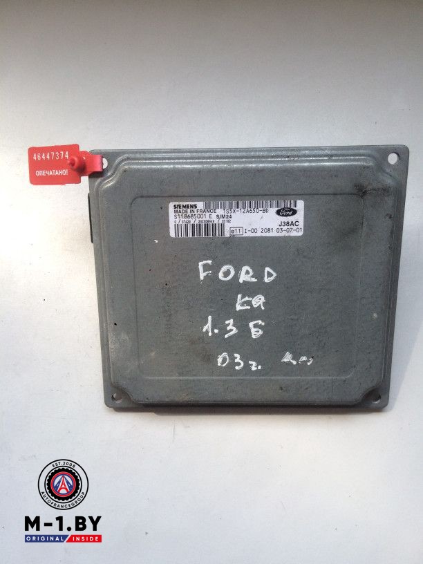 блок управления двигателем Ford Ka 1 поколение 2003, 1.3 л., бензин, хетчбэк 5 дв., S118685001E