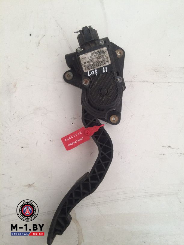 педаль Renault Laguna 3 поколение 2009, 2.0 л., дизель, хетчбэк 5 дв., 0280755085
