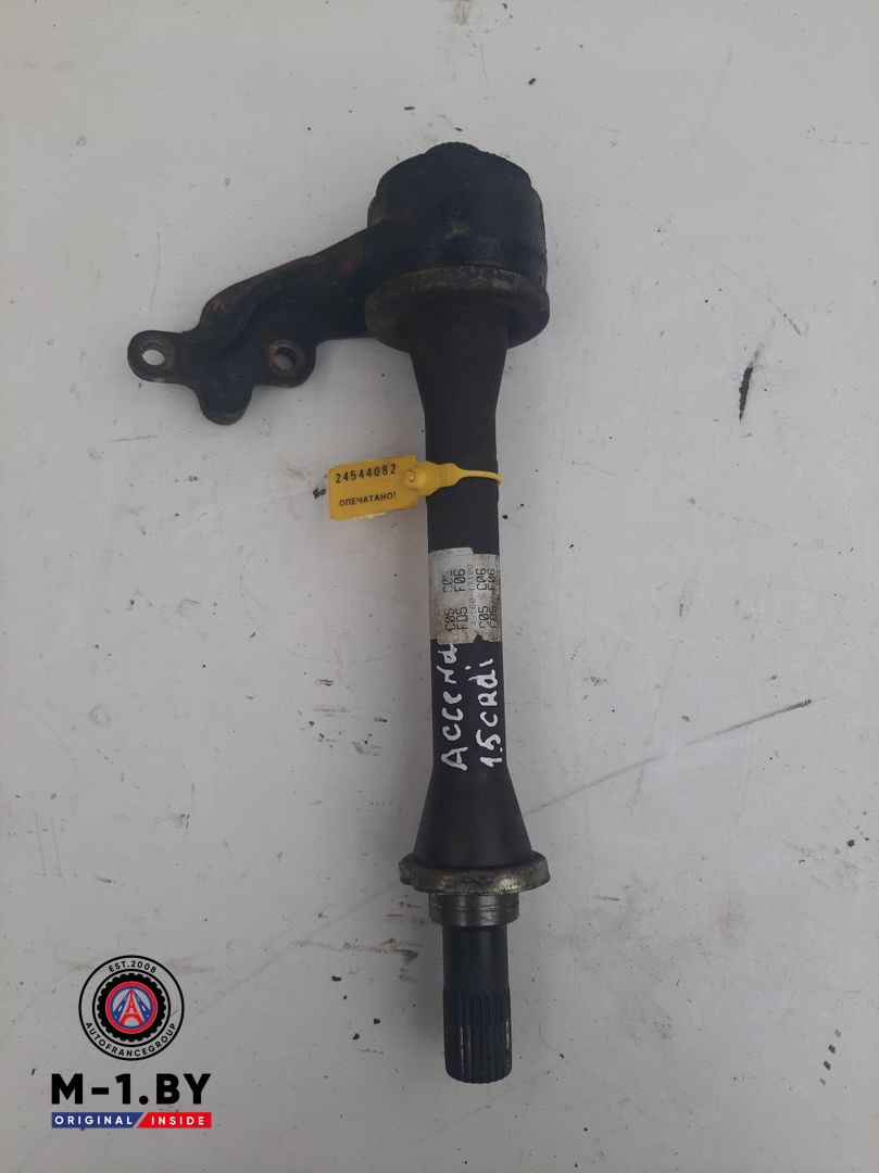 полуось передняя правая (приводной вал, ШРУС) Hyundai Getz 1 поколение 2005, 1.5 л., дизель, хетчбэк 5 дв.