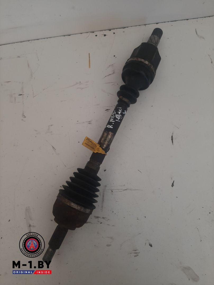 полуось передняя левая (приводной вал, ШРУС) Renault Megane 2 поколение 2002, 1.9 л., дизель, хетчбэк 5 дв.