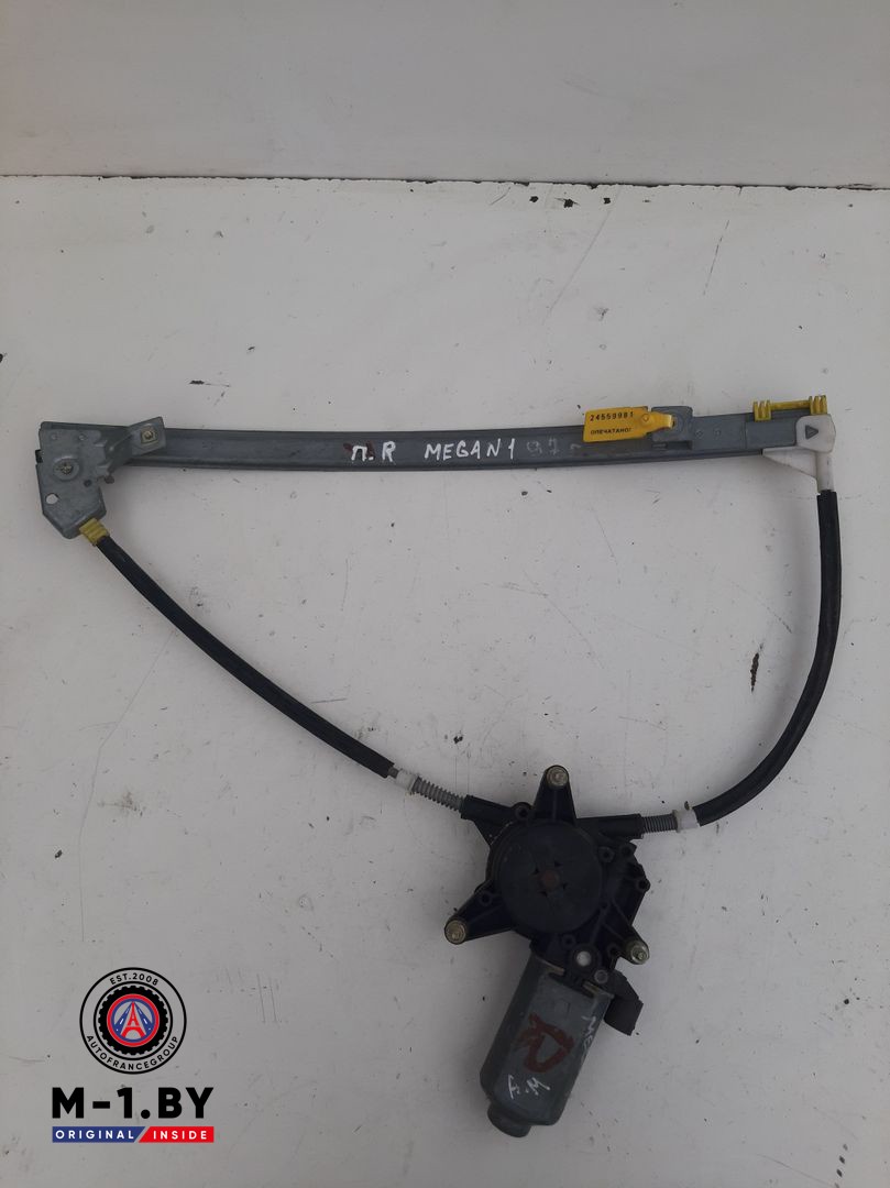 стеклоподъемник передний правый Renault Megane 1 поколение 1998, 1.9 л., дизель, хетчбэк 5 дв.