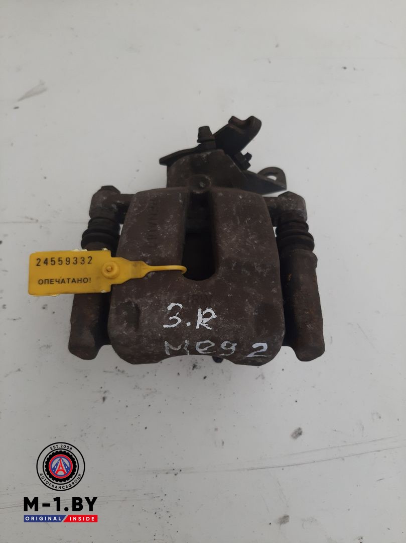 суппорт задний правый Renault Megane 2 поколение 2003, 1.5 л., дизель, хетчбэк 5 дв.